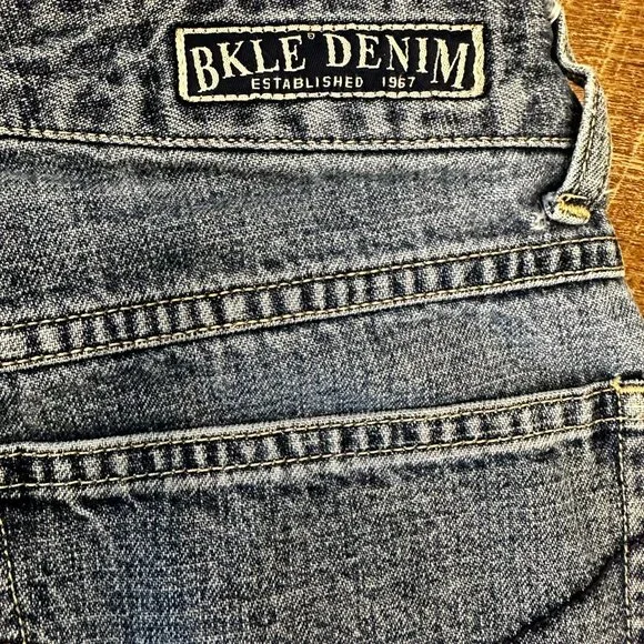 Vintage 90’s BKLE Buckle Shayla Jeans 31 Straight Leg Medium Wash Mid Rise Y2K - Picture 15 of 15